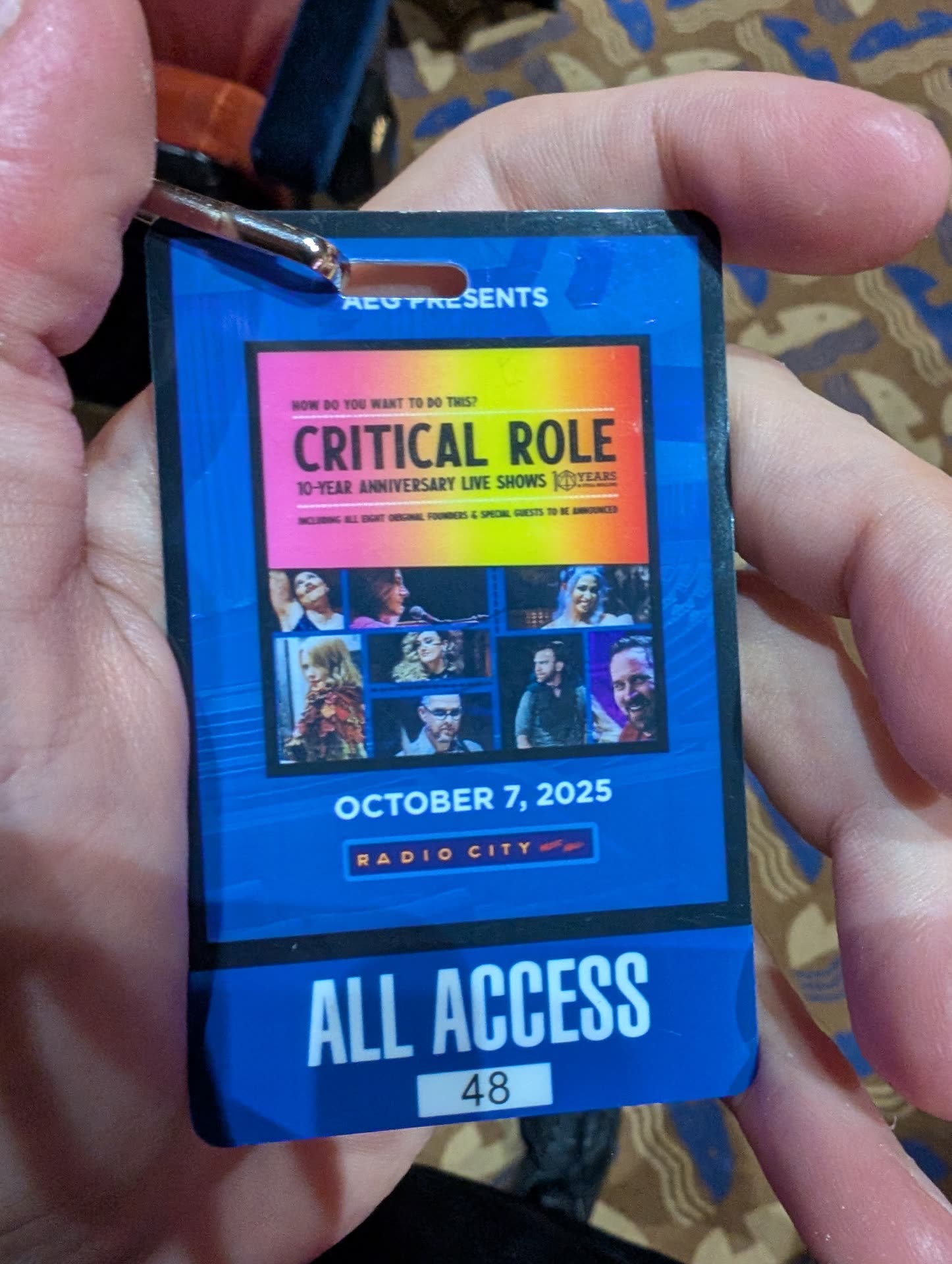 Critical Role: Mighty Nein Wedding, Radio City Music Hall
