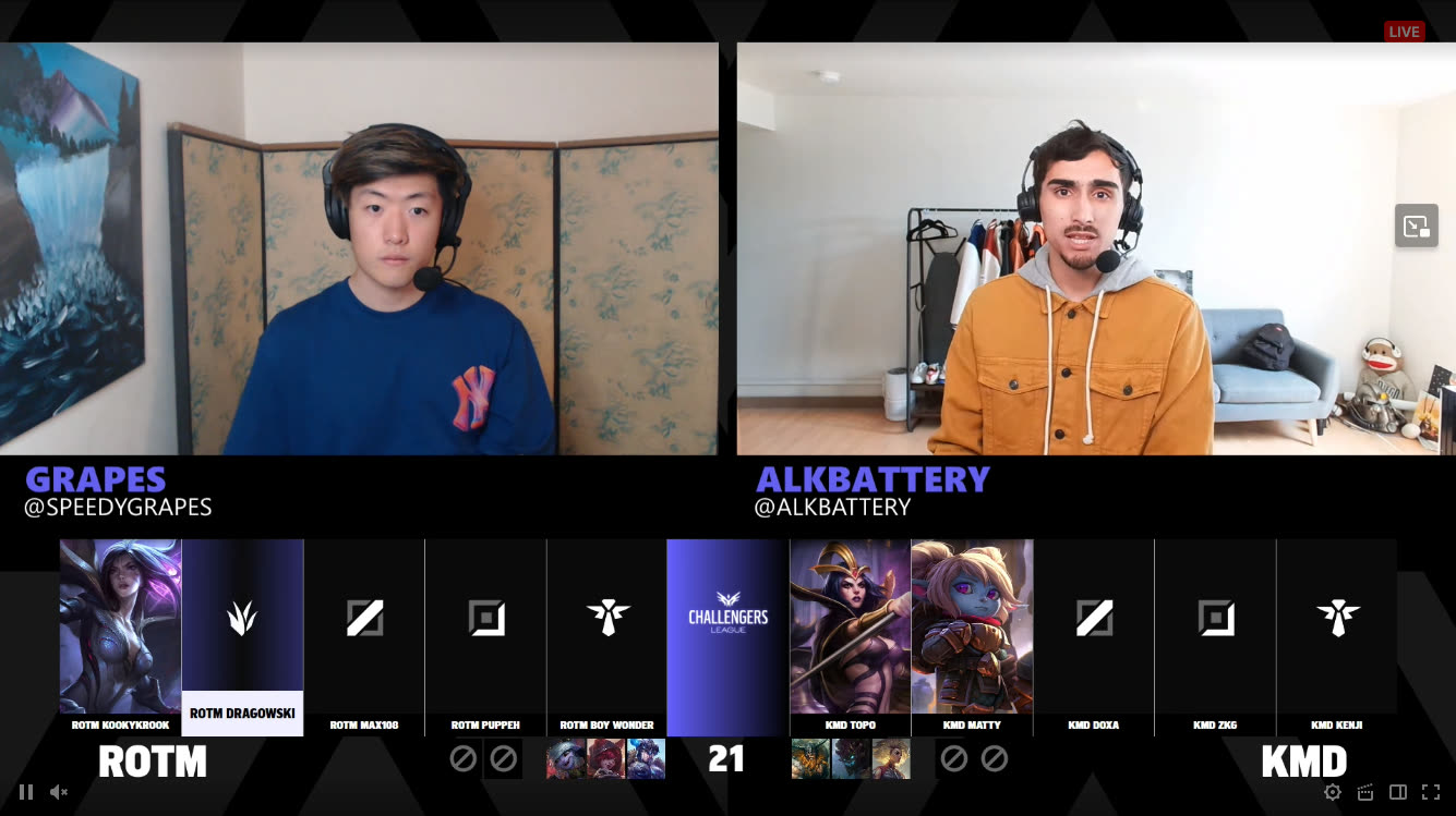 Integrated champion select overlay