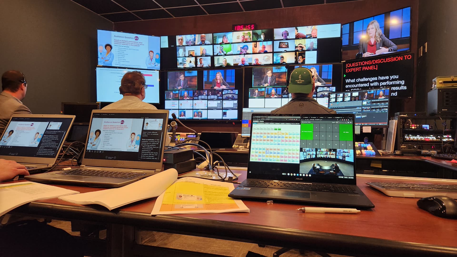 Tricaster control room